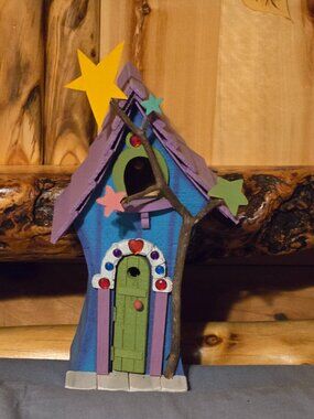 Sleepy Hollow Handmade Birdhouse NWOT